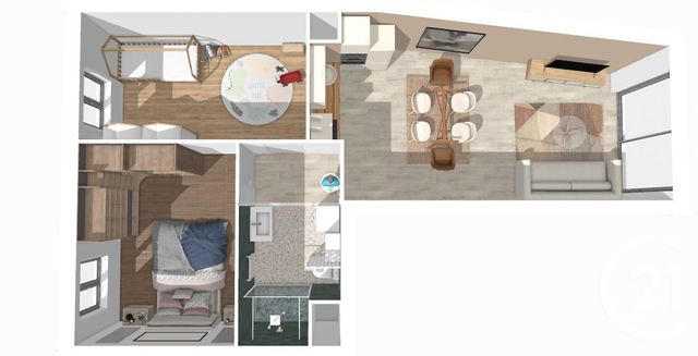 Appartement F3 à vendre CHAMPS SUR MARNE