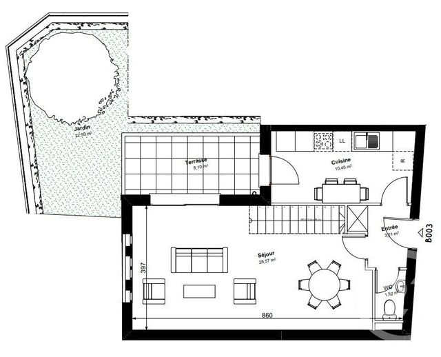 Appartement Duplex à vendre - 4 pièces - 82.71 m2 - CHAMPS SUR MARNE - 77 - ILE-DE-FRANCE - Century 21 Agence Du Val