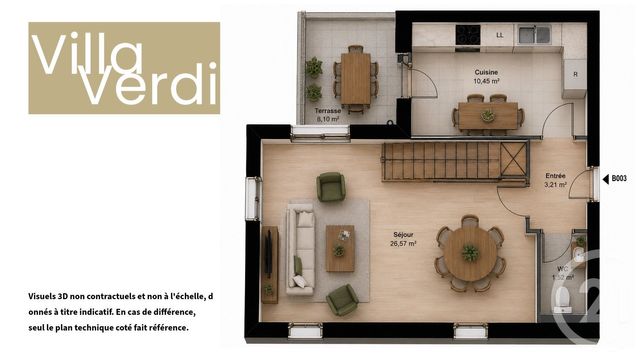 Appartement Duplex à vendre - 4 pièces - 82.71 m2 - CHAMPS SUR MARNE - 77 - ILE-DE-FRANCE - Century 21 Agence Du Val